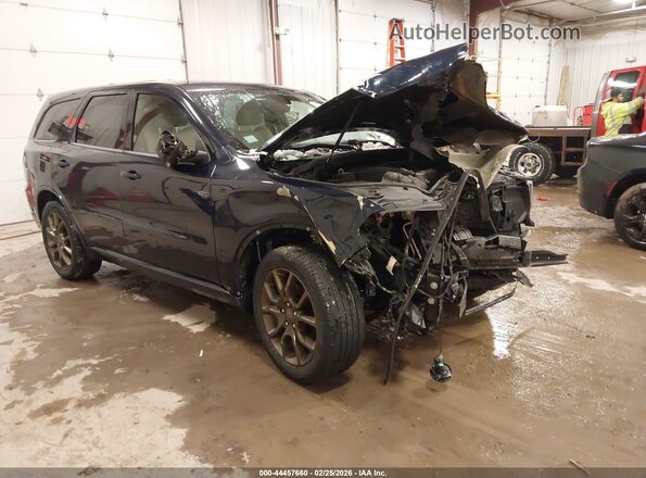1C4RDJDG8JC174536 2018 DODGE DURANGO Синий Передняя правая четверть