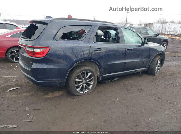 1C4RDJDG9HC945113 2017 DODGE DURANGO Синий Задняя правая четверть