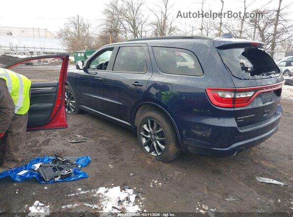 1C4RDJDG9HC945113 2017 DODGE DURANGO Синий Задняя левая четверть