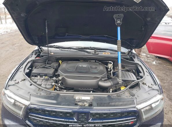 1C4RDJDG9HC945113 2017 DODGE DURANGO Синий Вид сзади