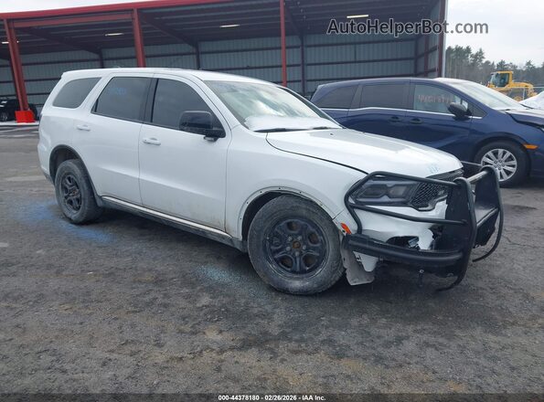 1C4RDJFG7PC676265 2023 DODGE DURANGO Белый Передняя правая четверть