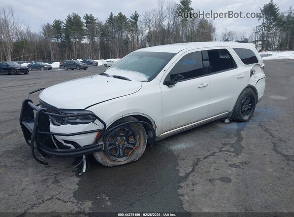 1C4RDJFG7PC676265 2023 DODGE DURANGO Белый Передняя левая четверть