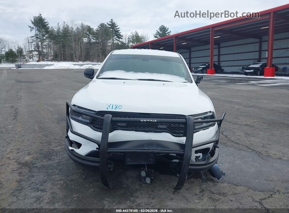 1C4RDJFG7PC676265 2023 DODGE DURANGO Белый Вид щитка приборов