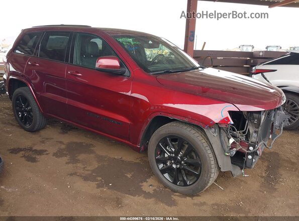 1C4RJEAG3JC437925 2018 JEEP GRAND CHEROKEE Бордовый Передняя правая четверть