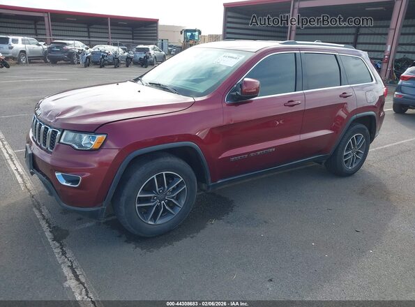 1C4RJEAG8KC555809 2019 JEEP GRAND CHEROKEE Red Передня ліва чверть