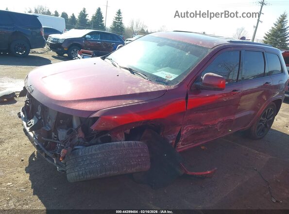 1C4RJEAG9KC533317 2019 JEEP GRAND CHEROKEE Красный Передняя левая четверть