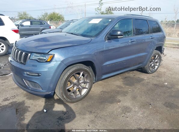 1C4RJEBG3LC393068 2020 JEEP GRAND CHEROKEE Blue წინა მარცხენა ხედი სამი მეოთხედიდან