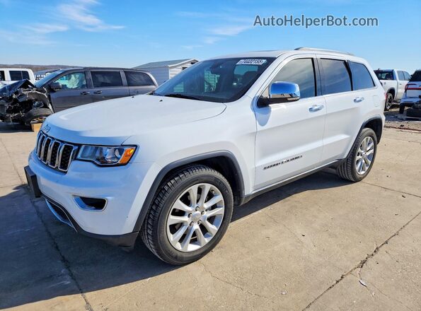 1C4RJEBG5HC669404 2017 JEEP GRAND Белый Передняя левая четверть
