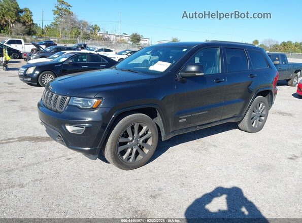 1C4RJEBG9GC418660 2016 JEEP GRAND CHEROKEE Черный Передняя левая четверть