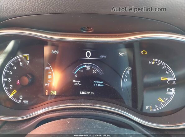1C4RJEBG9GC418660 2016 JEEP GRAND CHEROKEE Черный Вид задних сидений