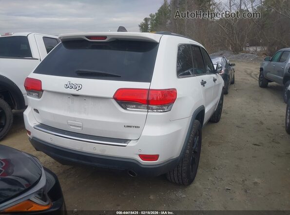 1C4RJEBG9JC402790 2018 JEEP GRAND CHEROKEE Белый Задняя правая четверть