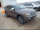 2017 Jeep Grand Cherokee Overland 4x2 Brown vin: 1C4RJECG1HC838283