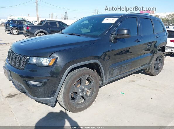 1C4RJFAG2JC502401 2018 JEEP GRAND CHEROKEE Black Vista tres cuartos delantera izquierda