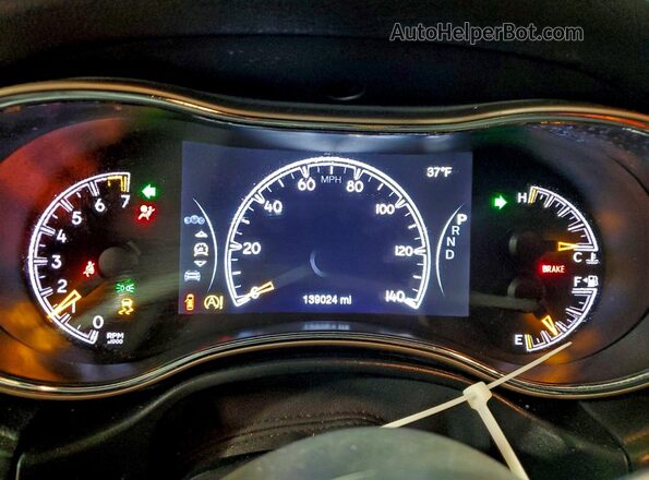 1C4RJFAG4GC378818 2016 JEEP GRAND Бордовый Вид щитка приборов