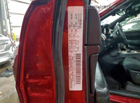1C4RJFAG4GC378818 2016 JEEP GRAND Бордовый Вид наклейки с VIN-кодом
