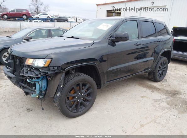 1C4RJFAG4KC566702 2019 JEEP GRAND CHEROKEE Черный Передняя левая четверть