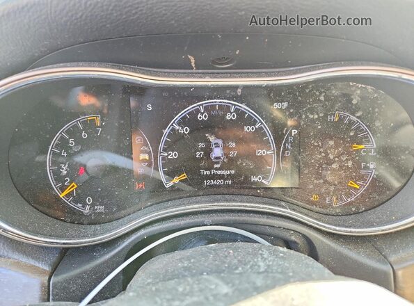 1C4RJFAGXGC477952 2016 JEEP GRAND Серебряный Вид щитка приборов