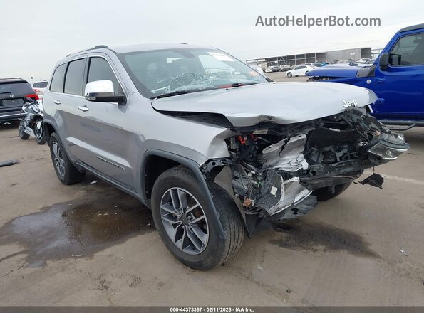 1C4RJFBG1KC538192 2019 JEEP GRAND CHEROKEE Серебряный Передняя правая четверть