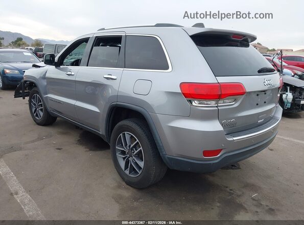 1C4RJFBG1KC538192 2019 JEEP GRAND CHEROKEE Серебряный Задняя левая четверть