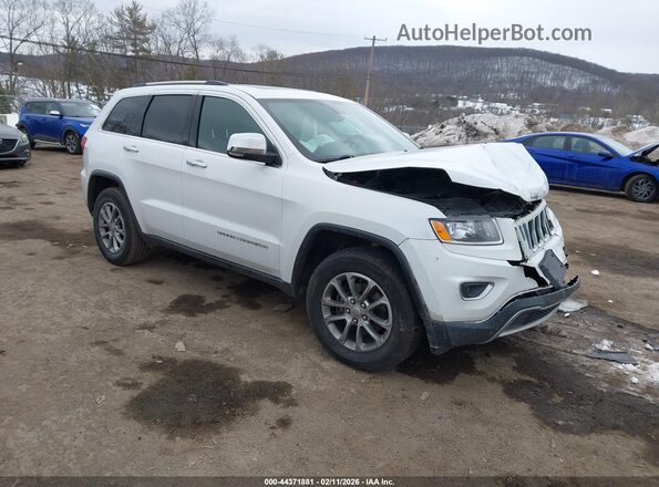 1C4RJFBG2GC357321 2016 JEEP GRAND CHEROKEE Белый Передняя правая четверть