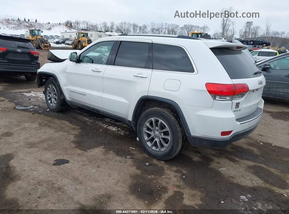 1C4RJFBG2GC357321 2016 JEEP GRAND CHEROKEE Белый Задняя левая четверть