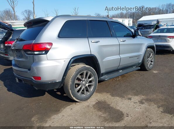 1C4RJFBG2GC412138 2016 JEEP GRAND CHEROKEE Серебряный Задняя правая четверть