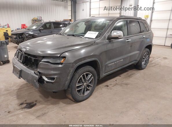 1C4RJFBG3JC155630 2018 JEEP GRAND CHEROKEE Серый Передняя левая четверть