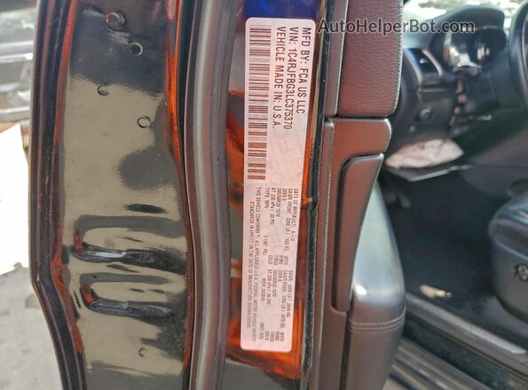 1C4RJFBG3LC375370 2020 JEEP GRAND Черный Вид наклейки с VIN-кодом
