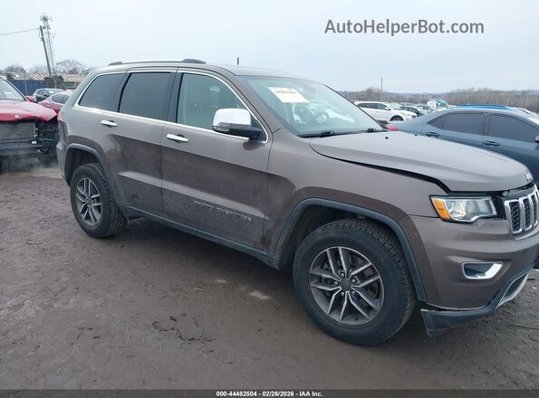 1C4RJFBG7MC509735 2021 JEEP GRAND CHEROKEE Серый Передняя правая четверть