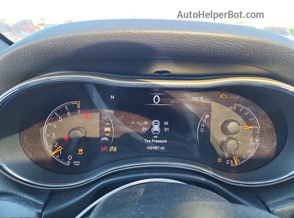 1C4RJFBG4GC312607 2016 JEEP GRAND Угольный Вид щитка приборов