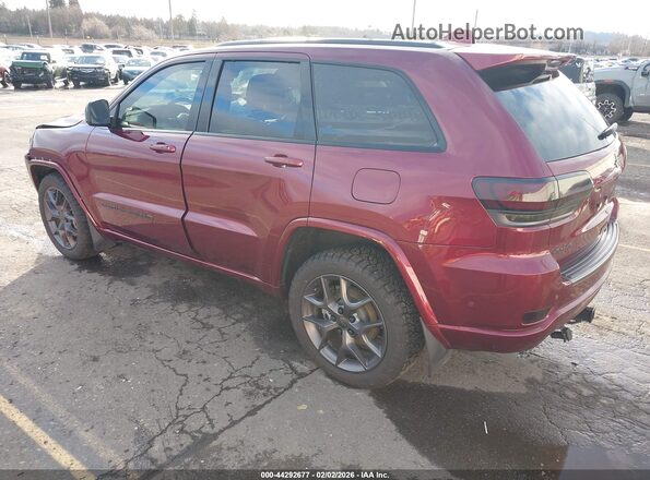 1C4RJFBG4MC502922 2021 JEEP GRAND CHEROKEE Burgundy Tył lewy