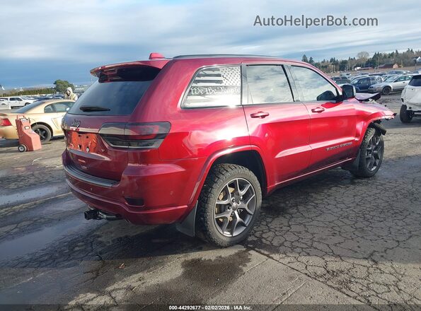 1C4RJFBG4MC502922 2021 JEEP GRAND CHEROKEE Burgundy Tył prawy