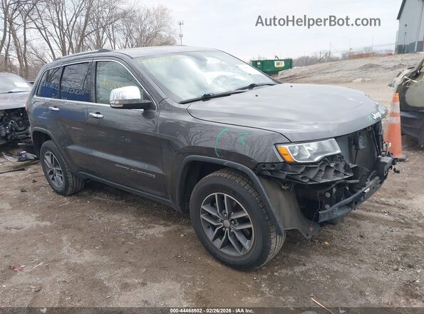 1C4RJFBG6JC251381 2018 JEEP GRAND CHEROKEE Серый Передняя правая четверть
