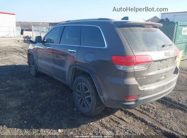1C4RJFBG6KC538933 2019 JEEP GRAND CHEROKEE Серый Задняя левая четверть