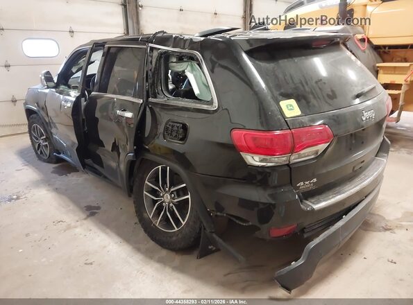 1C4RJFBG7HC894168 2017 JEEP GRAND CHEROKEE Черный Задняя левая четверть