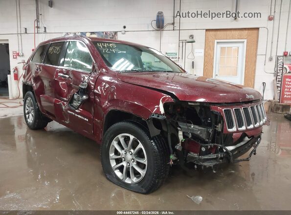1C4RJFBG9GC339138 2016 JEEP GRAND CHEROKEE Темно-бордовый Вид спереди