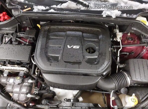 1C4RJFBG9GC339138 2016 JEEP GRAND CHEROKEE Темно-бордовый Вид сзади