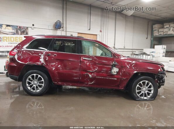 1C4RJFBG9GC339138 2016 JEEP GRAND CHEROKEE Темно-бордовый Вид щитка приборов