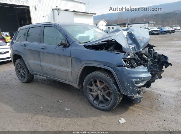 1C4RJFBG9MC676744 2021 JEEP GRAND CHEROKEE Blue Delantero derecho