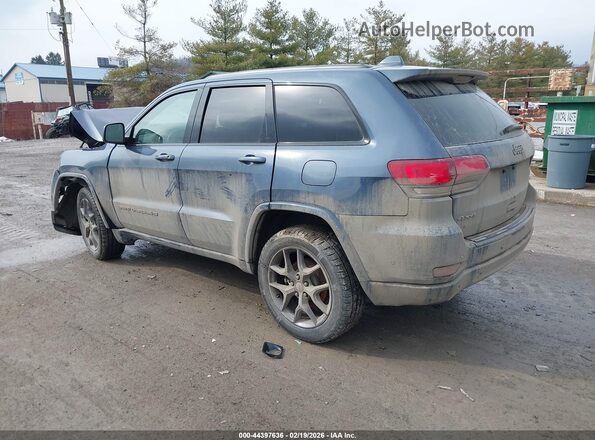 1C4RJFBG9MC676744 2021 JEEP GRAND CHEROKEE Blue Trasero izquierdo
