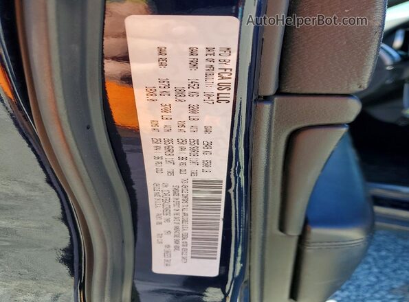 1C4RJFBGXJC208226 2018 JEEP GRAND Blue Widok naklejki z numerem VIN