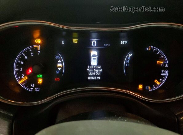 1C4RJFBGXJC435237 2018 JEEP GRAND Gray Widok zestawu wskaźników