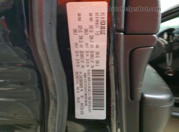 1C4RJFBGXKC846283 2019 JEEP GRAND Black VIN կոդի պիտակի տեսք