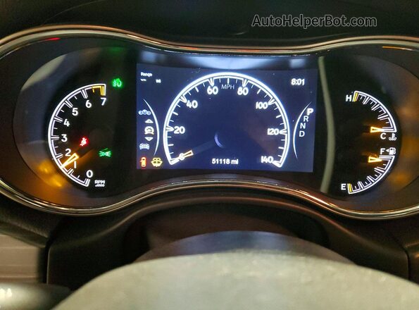 1C4RJFBGXKC846283 2019 JEEP GRAND Black Սարքավորումների վահանակի տեսք