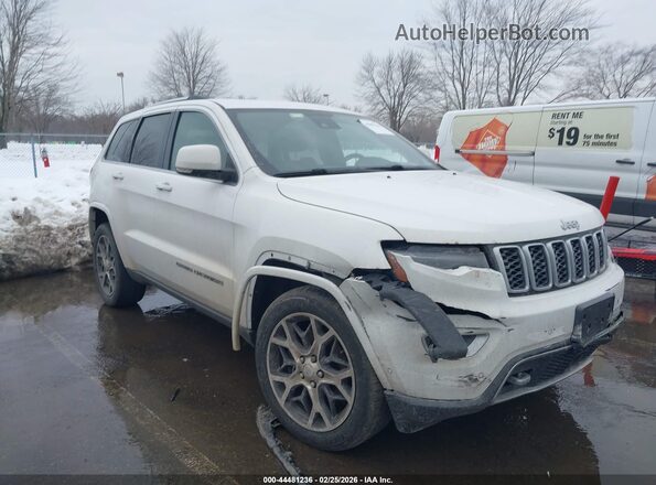 1C4RJFBT8JC250973 2018 JEEP GRAND CHEROKEE Белый Передняя правая четверть