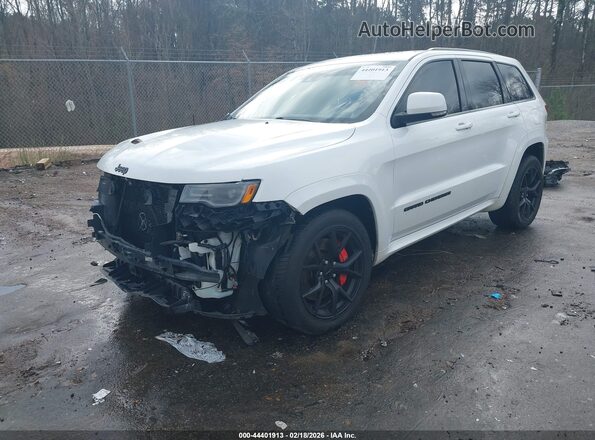 1C4RJFDJ8KC683979 2019 JEEP GRAND CHEROKEE White წინა მარცხენა ხედი სამი მეოთხედიდან