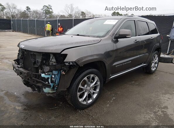 1C4RJFJG6KC695864 2019 JEEP GRAND CHEROKEE Серый Передняя левая четверть