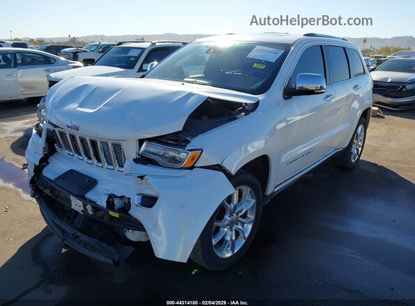 1C4RJFJG7GC497334 2016 JEEP GRAND CHEROKEE Белый Передняя левая четверть