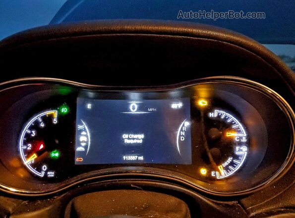 1C4RJFJMXGC300517 2016 JEEP GRAND Серый Вид щитка приборов