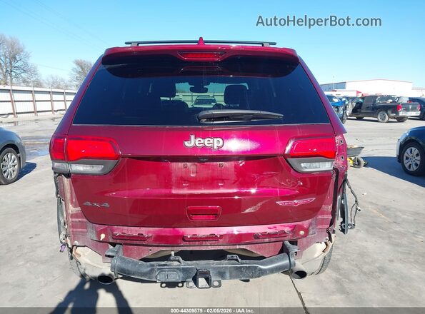 1C4RJFLG7JC204505 2018 JEEP GRAND CHEROKEE Темно-бордовый 